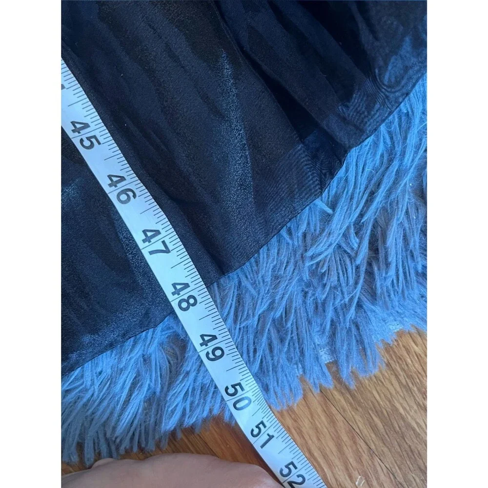 J.Crew Collection Bubble Skirt Drop Waist Dress In Black Organza Size 8 NWT